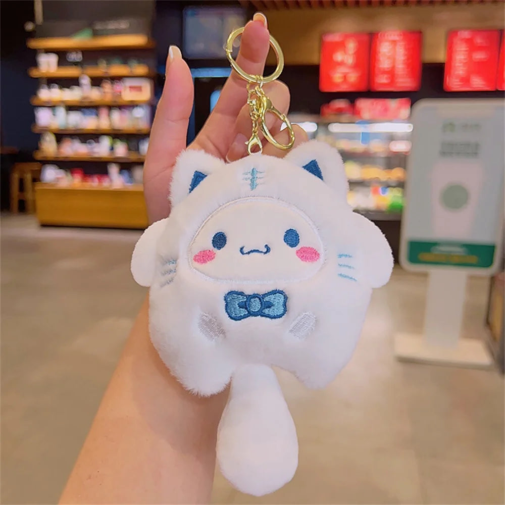 Plush Sanrio Kuromi Stuffed Keychain Toy - 14cm Cinnamoroll
