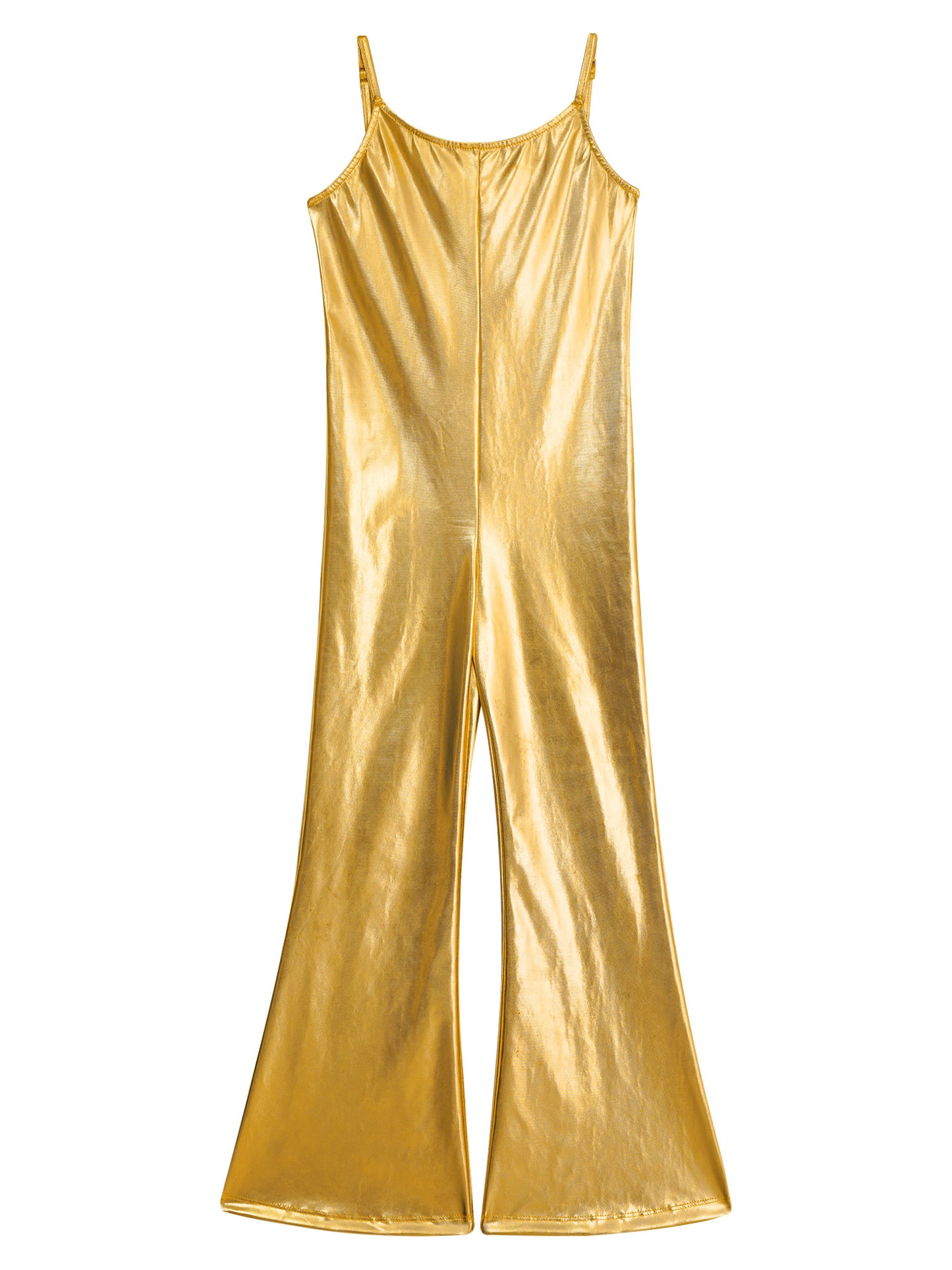 Girls Metallic Gymnastic Jumpsuit (Age 4-16YRS)
