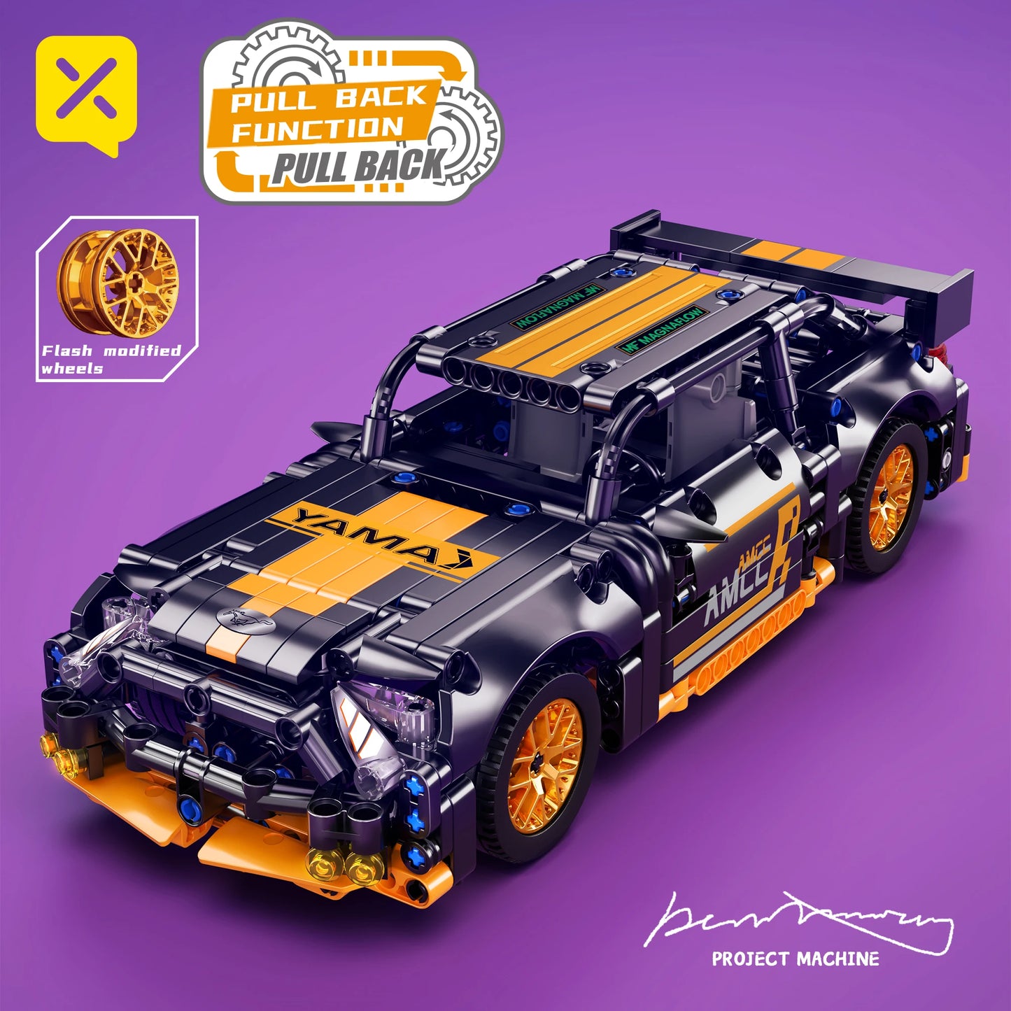 Building Blocks ToylinX 1/18 Sports Car Series Collectible Toy - 520pcs
