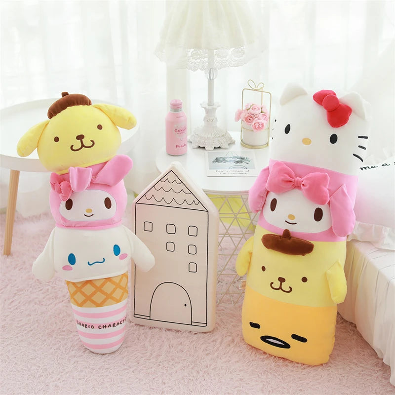 Plush Pillow Miss Kitty Stuffed Toy - 65cm