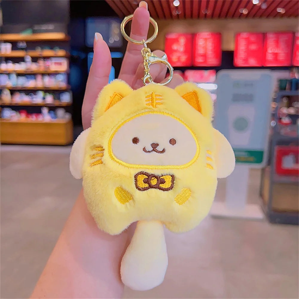 Plush Sanrio Kuromi Stuffed Keychain Toy - 14cm Pompompurin