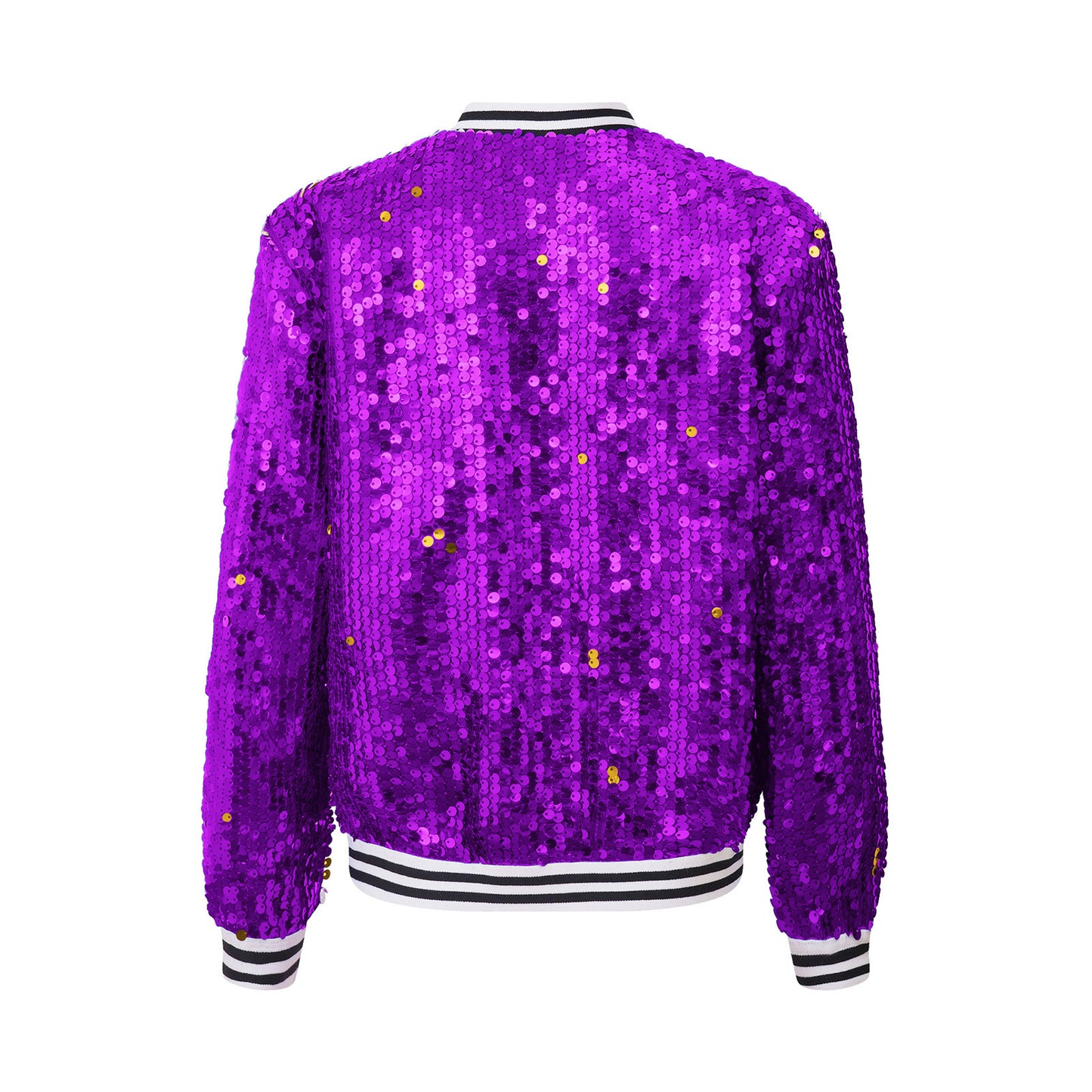 Girls Sequins Baseball Bomber Jackets (Age 6-16 YRS)