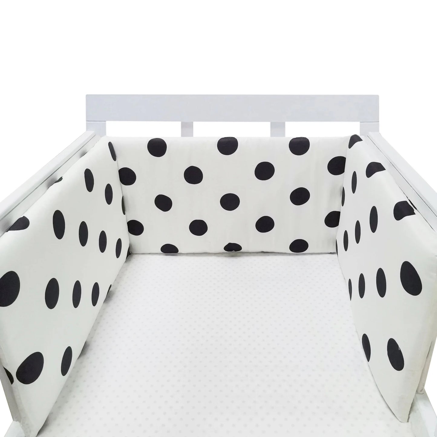 Baby Bumper Washable Crib Protector Grey