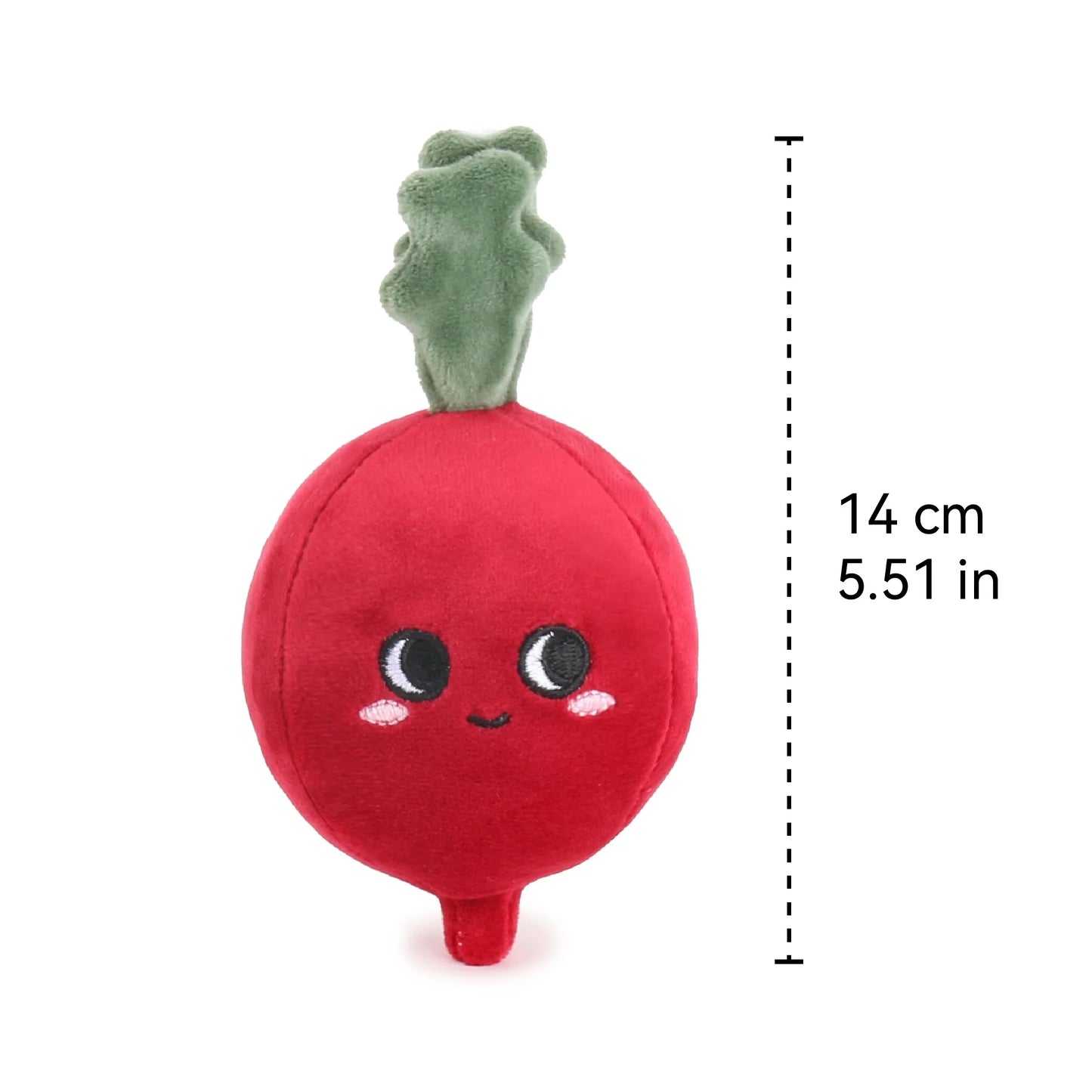 Plush Red Carrot Stuffed Toy - 14CM