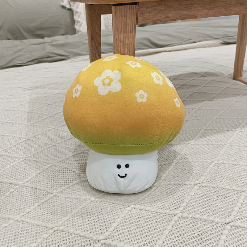 Plush Shiitake Mushrooms Stuffed Toy - 18x20cm