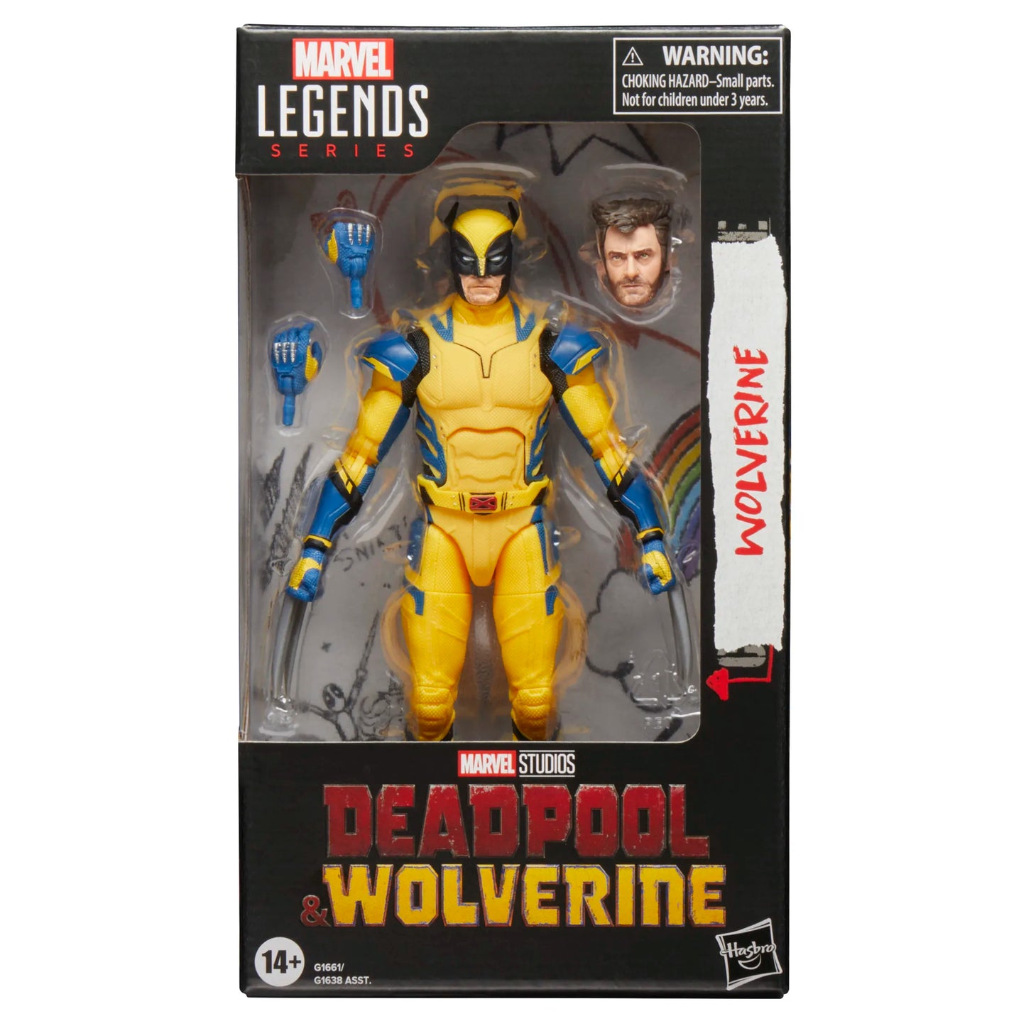 Deadpool & Wolverine Action Figure X-Men Movable Joints Toy Wolverine