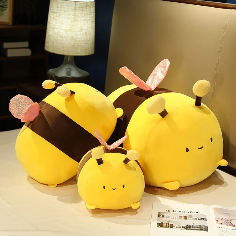 Plush Bee Pillow Stuffed Toy - 35/50CM