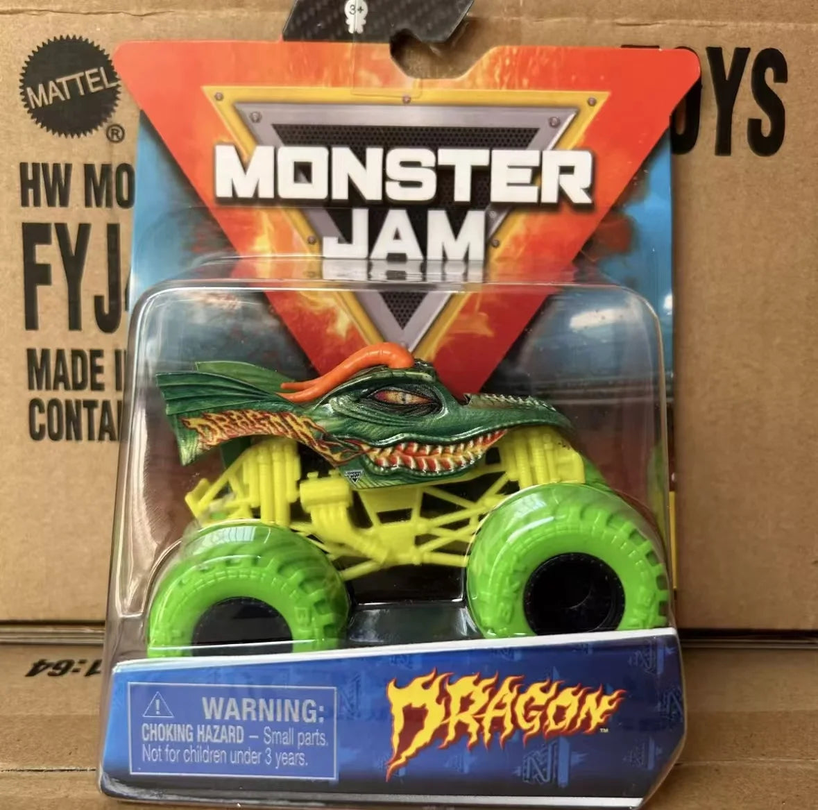 Monster Mutt Monster Jam Grave Digger 1:64 Scale Die Cast Alloy Truck Toys Monster Jam Grave Digger Monster Truck Boys Off-Road Champagne