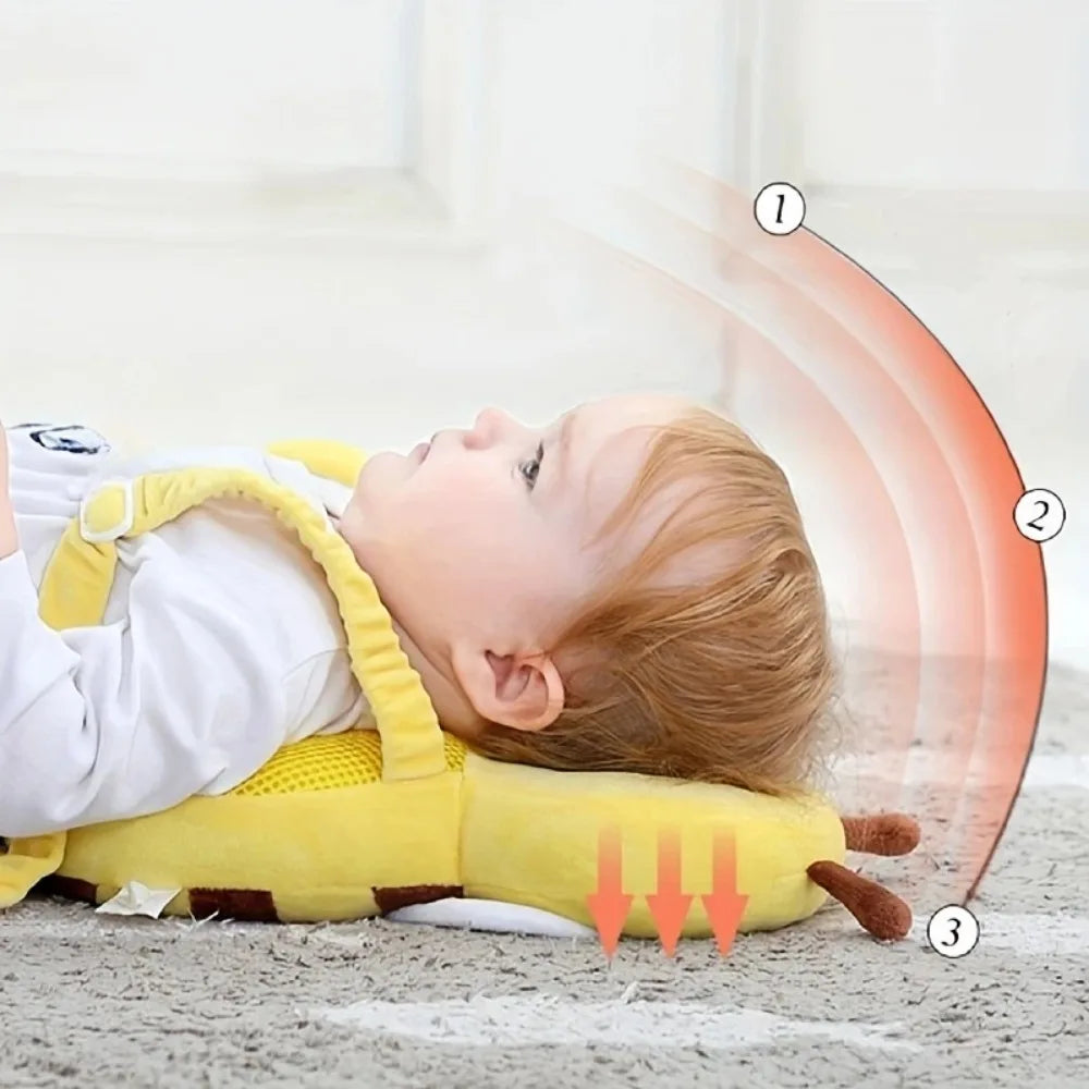 Baby Bumble Bee Head Protector Baby Pillow