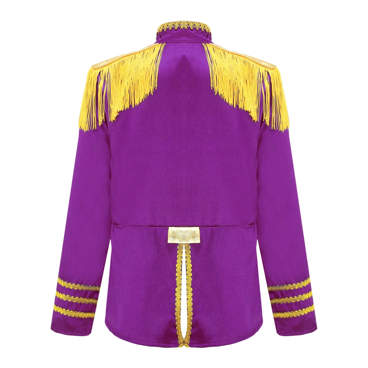 Girls 60s Retro Band Musician Costume Tassel Jacket (Age 6-16 YRS)