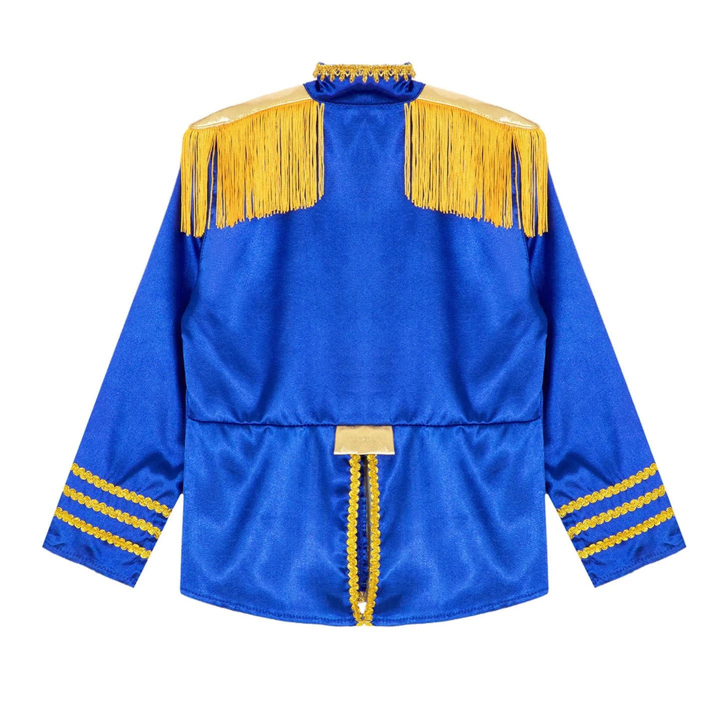 Girls 60s Retro Band Musician Costume Tassel Jacket (Age 6-16 YRS)