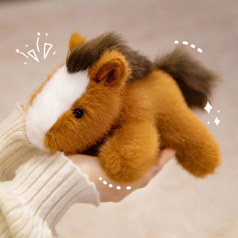 Plush Frog Horse Duck Cow Stuffed Toy - 18cm