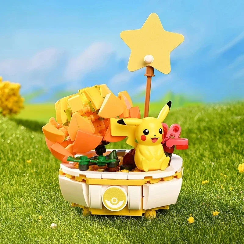 Pokemon Building Blocks Pikachu DIY Toy Pikachu