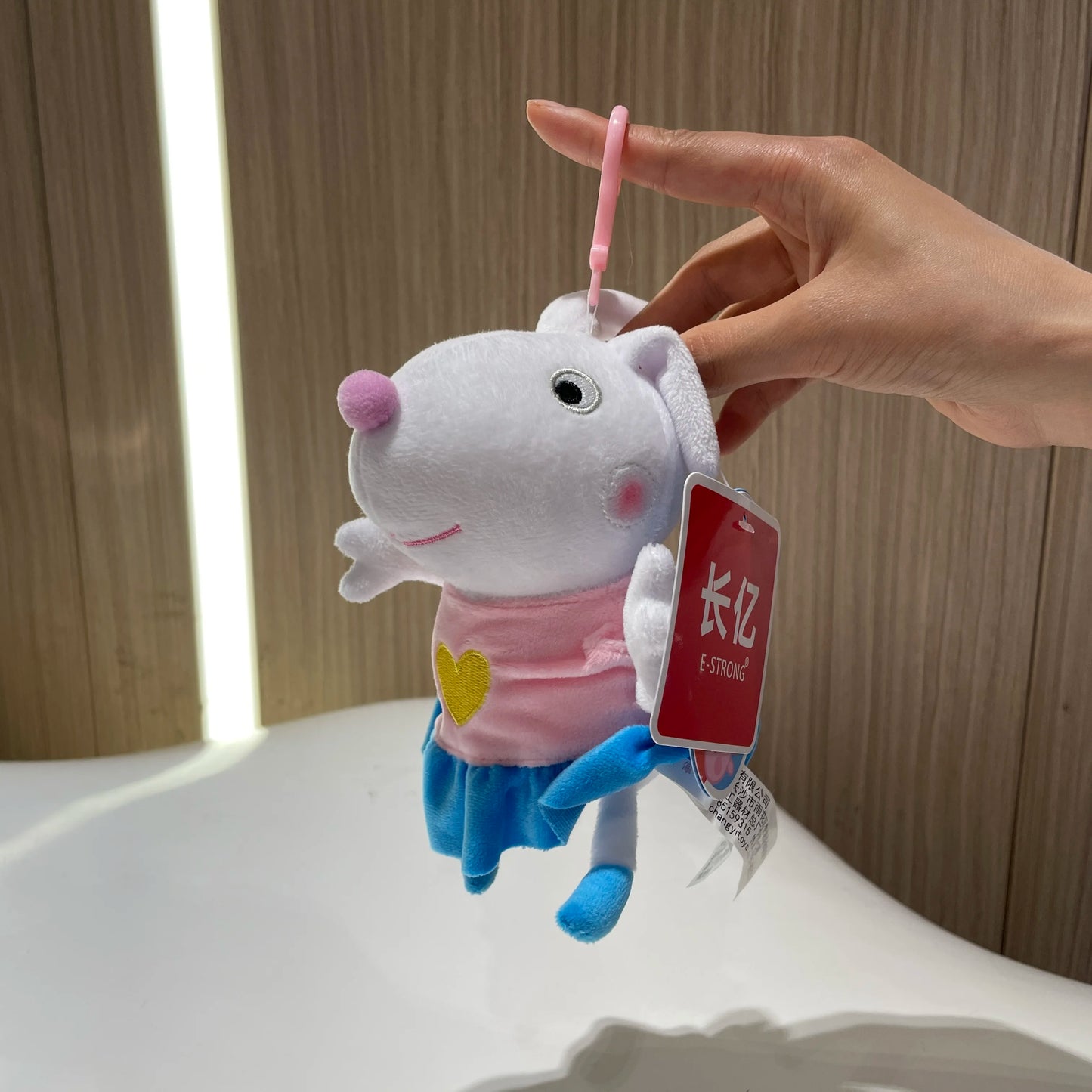 Plush Peppa Pig George Zoe Suzy Rebecca Emily Danny Pedro Bear Stuffed Toy - 19cm