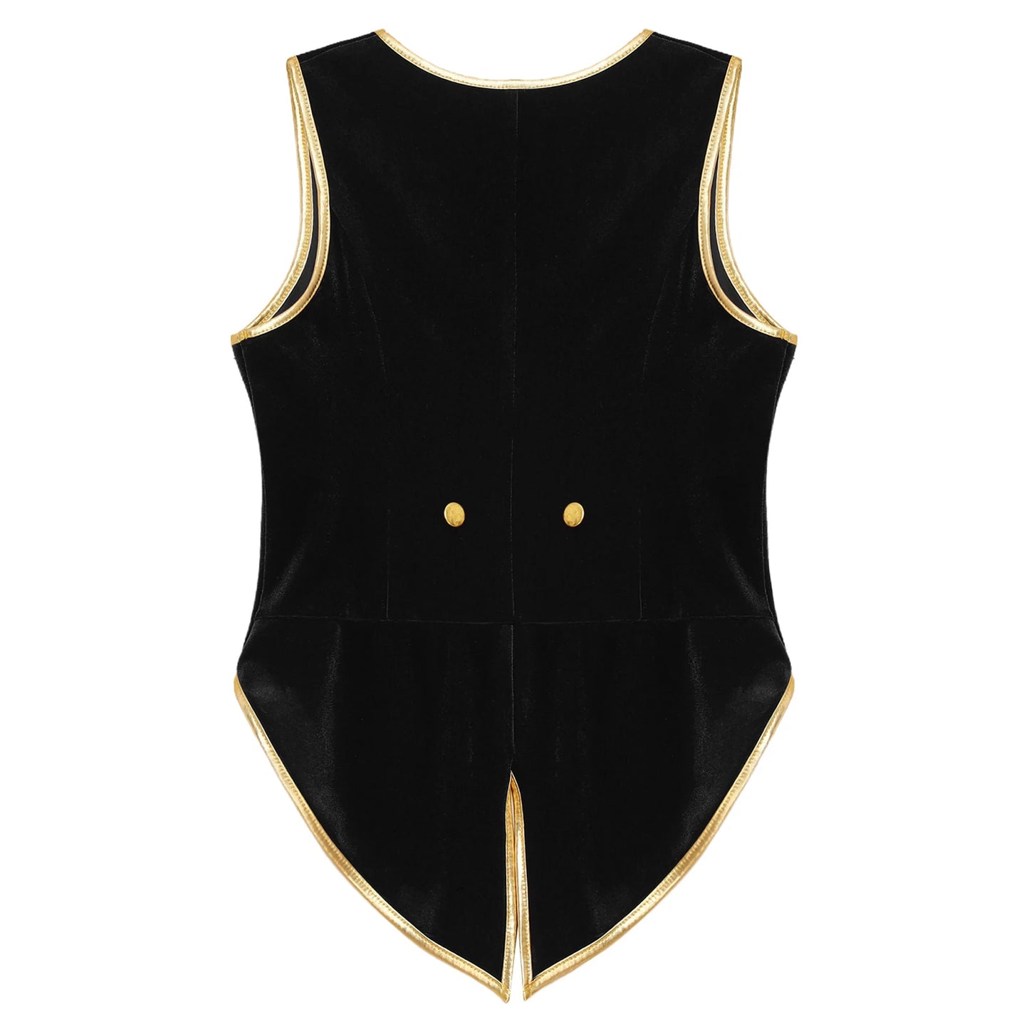 Boys Medieval Renaissance Tailcoat Vest Costume (Age 6-16YRS)