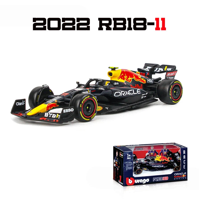 Bburago 1:43 P2 British GP Mclaren F1 MCL60 2023 #4 Lando Norris #81 Oscar Piastri Alloy Car Die Cast Model Toy Collectible 2022 RB18-11