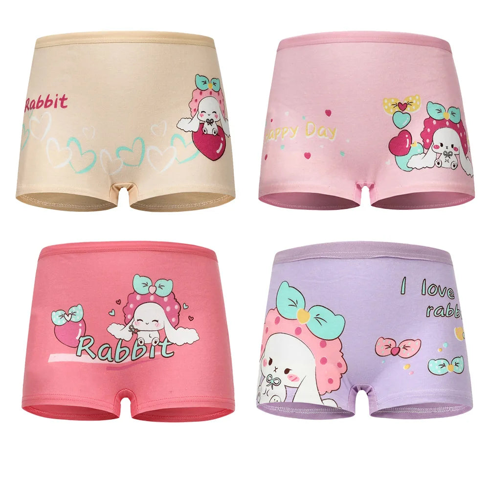 4 Piece - Girls Cotton Underwear 4 pieces 6