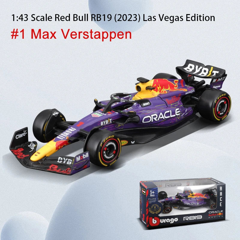 Bburago 1:43 P2 British GP Mclaren F1 MCL60 2023 #4 Lando Norris #81 Oscar Piastri Alloy Car Die Cast Model Toy Collectible 2023 RB19-1 PPS