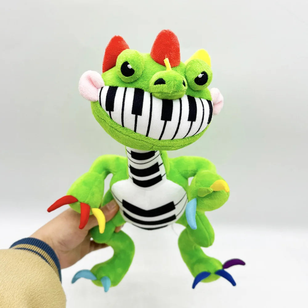 Pianosaurus Game Time Nightmare Critters Game Periphery Piano Dinosaur Plush PP Cotton Model Kawaii Ornament Birthday Gifts Toys