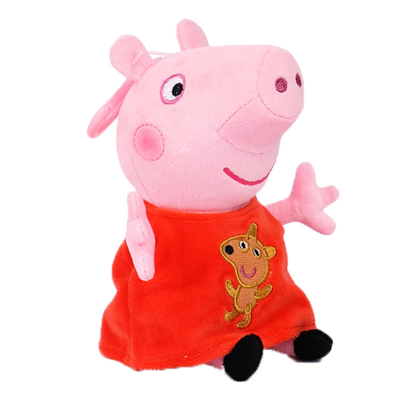 Plush Peppa Pig George Zoe Suzy Rebecca Emily Danny Pedro Bear Stuffed Toy - 19cm PP001