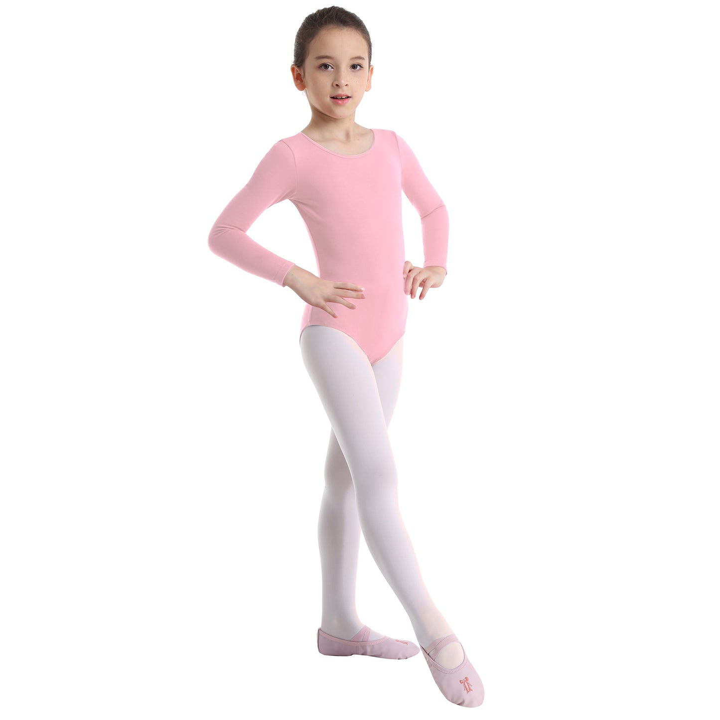 Girls Ballet Long Sleeve Leotard (Age 3-12 YRS)