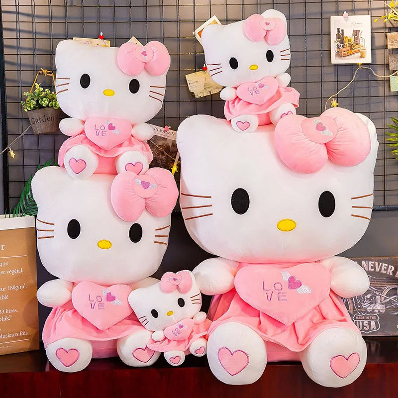 Plush Hello Kitty Pink Stuffed Toy - 25cm