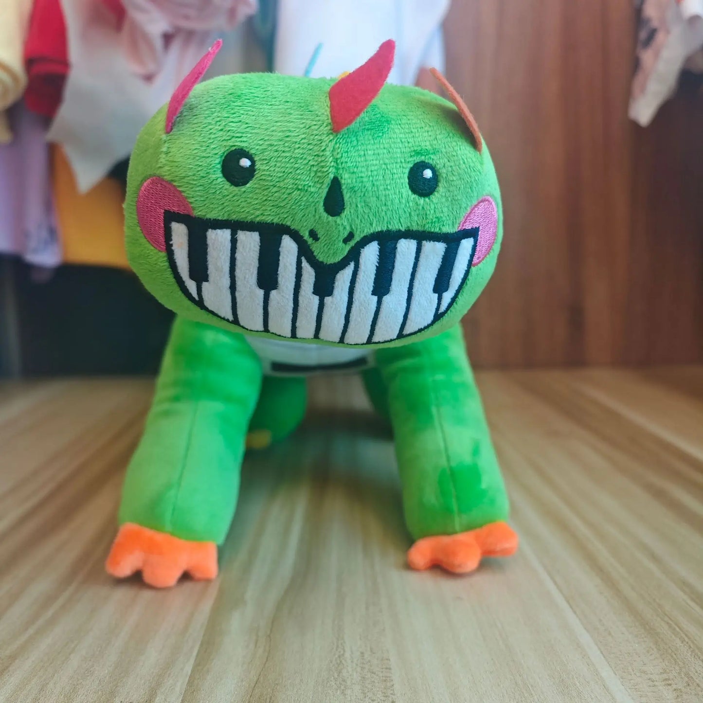 Pianosaurus Game Time Nightmare Critters Game Periphery Piano Dinosaur Plush PP Cotton Model Kawaii Ornament Birthday Gifts Toys