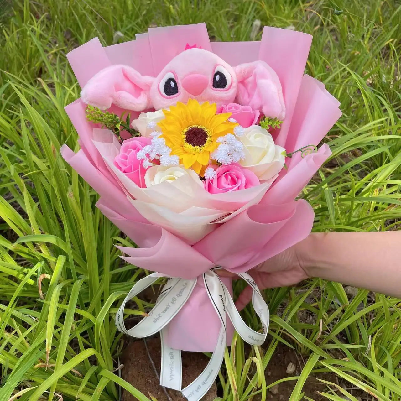 Plush Teddy Bear Stuffed Flower Gift Bouquet