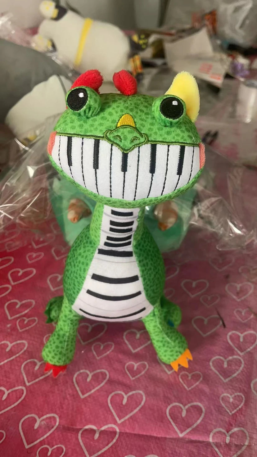 Pianosaurus Game Time Nightmare Critters Game Periphery Piano Dinosaur Plush PP Cotton Model Kawaii Ornament Birthday Gifts Toys