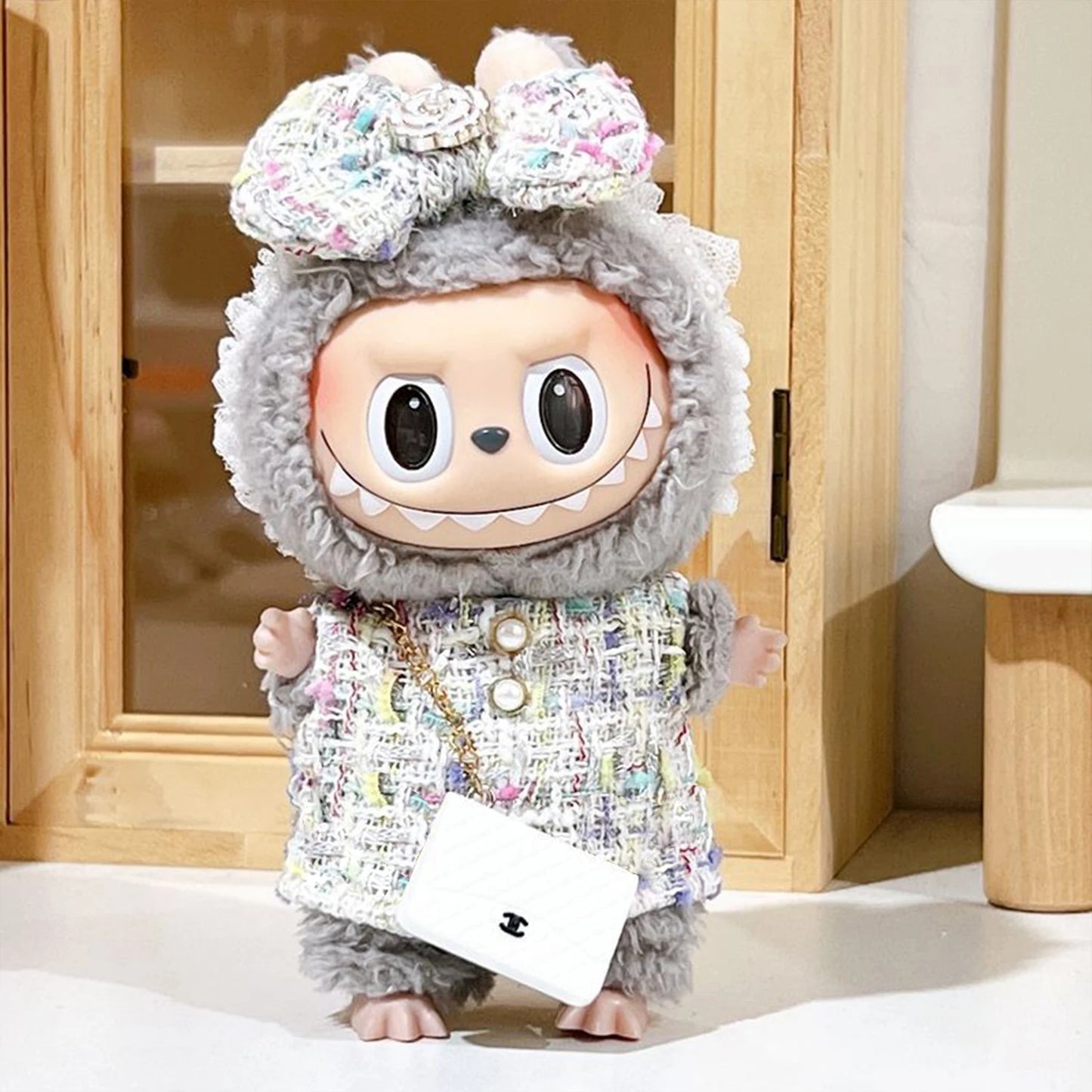 Plush Dress Up Labubu Doll Clothes
