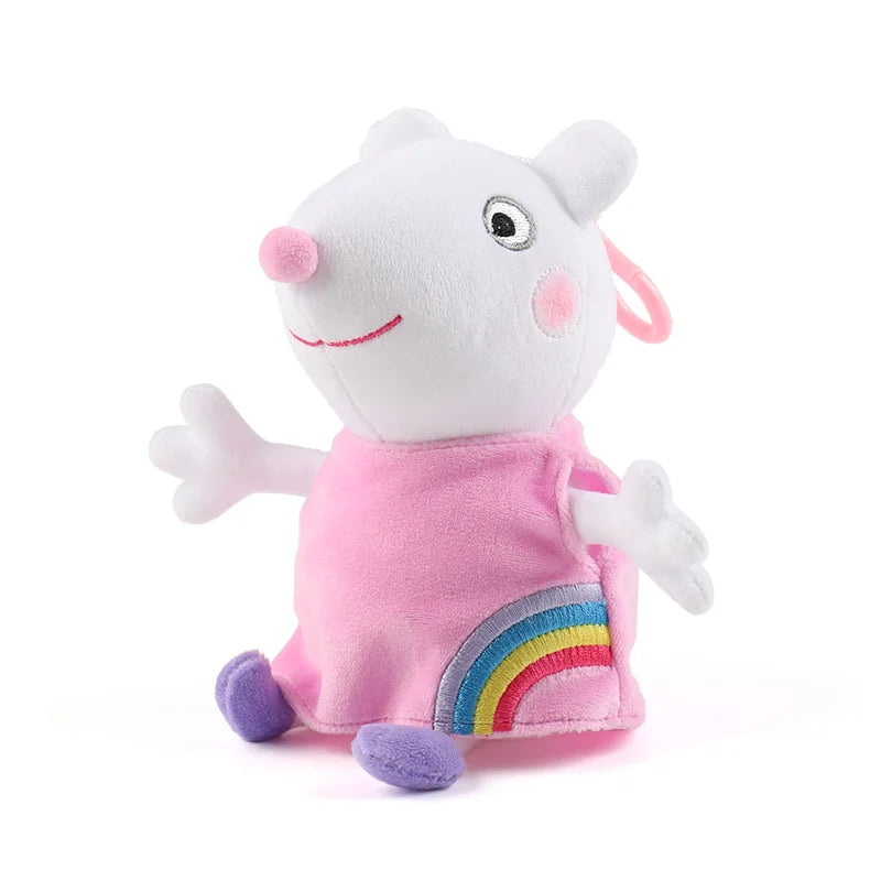 Plush Peppa Pig George Zoe Suzy Rebecca Emily Danny Pedro Bear Stuffed Toy - 19cm PP058