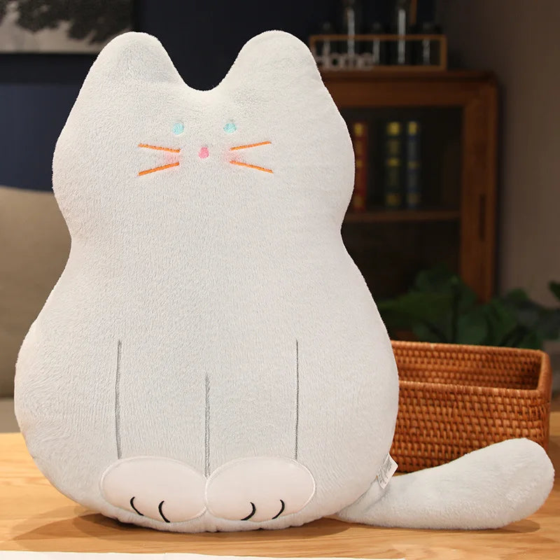 Plush Cat Pillow Stuffed Toy - 48*35CM