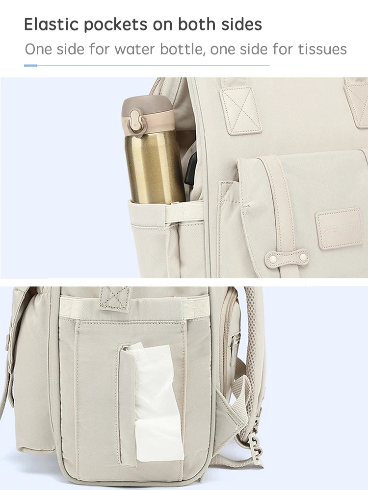 Baby Mummy Nappy Bag With Stroller Hooks