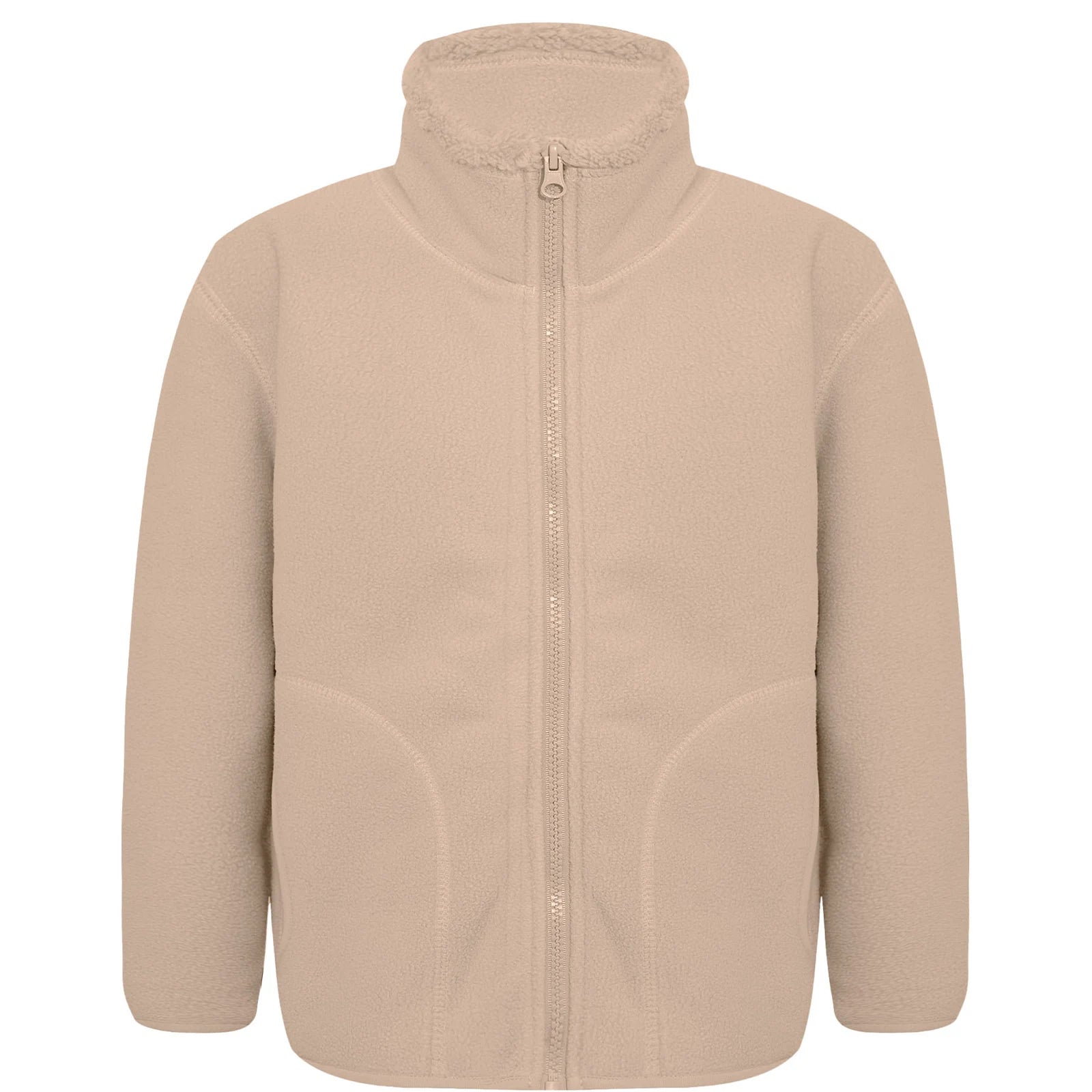 Girls / Boys Fleece Sherpa Jacket (Age 3-16YRS) Beige