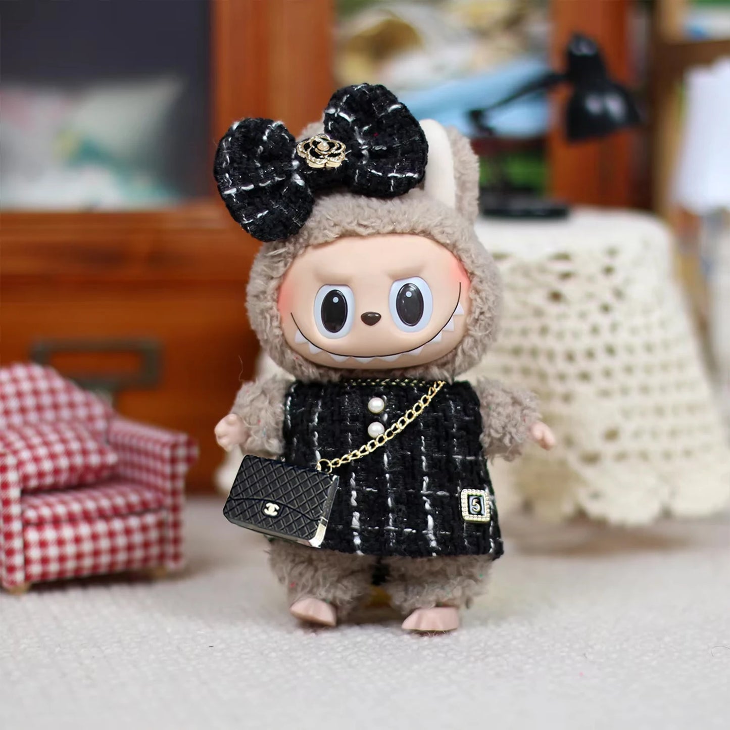 Plush Dress Up Labubu Doll Clothes