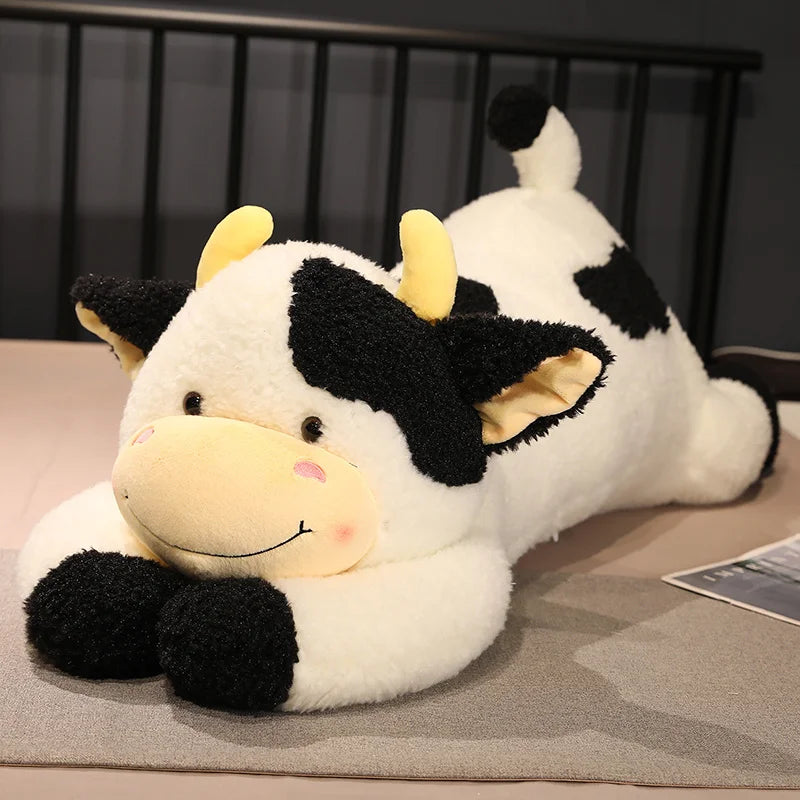 Large Plush Cow Stuffed Toy 90/110CM Black