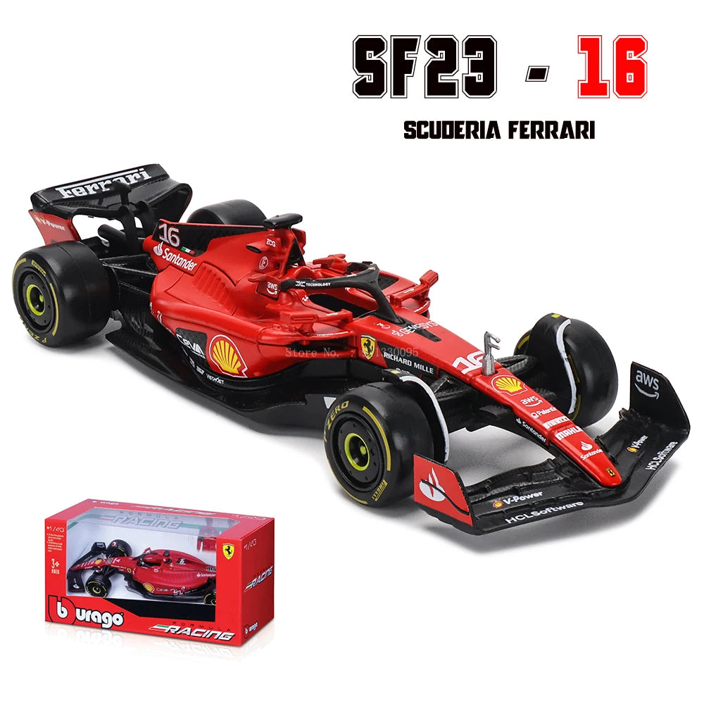 Bburago 1:43 P2 British GP Mclaren F1 MCL60 2023 #4 Lando Norris #81 Oscar Piastri Alloy Car Die Cast Model Toy Collectible 2023 SF23-16