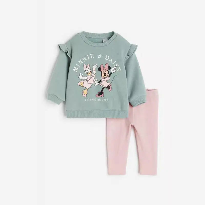 Girls Minnie Print Sweatshirt & Trousers Set (Age 9M-6YRS) ZZ0056-P20