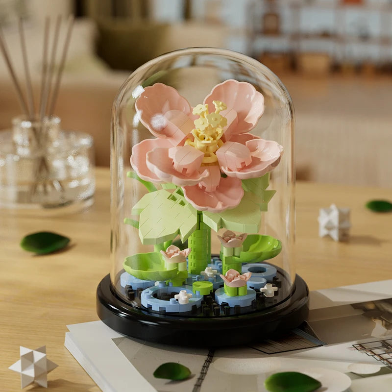 Building Block Flower Bouquet DIY 247pcs