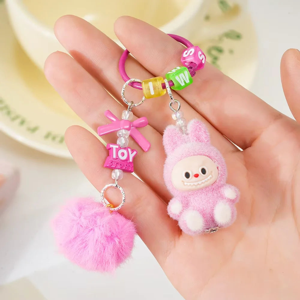 Labubu Keychain Doll Pendant Charms