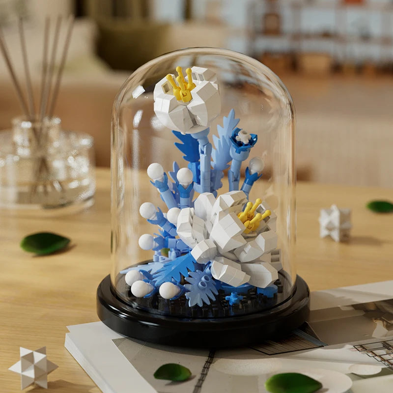 Building Block Flower Bouquet DIY 248pcs
