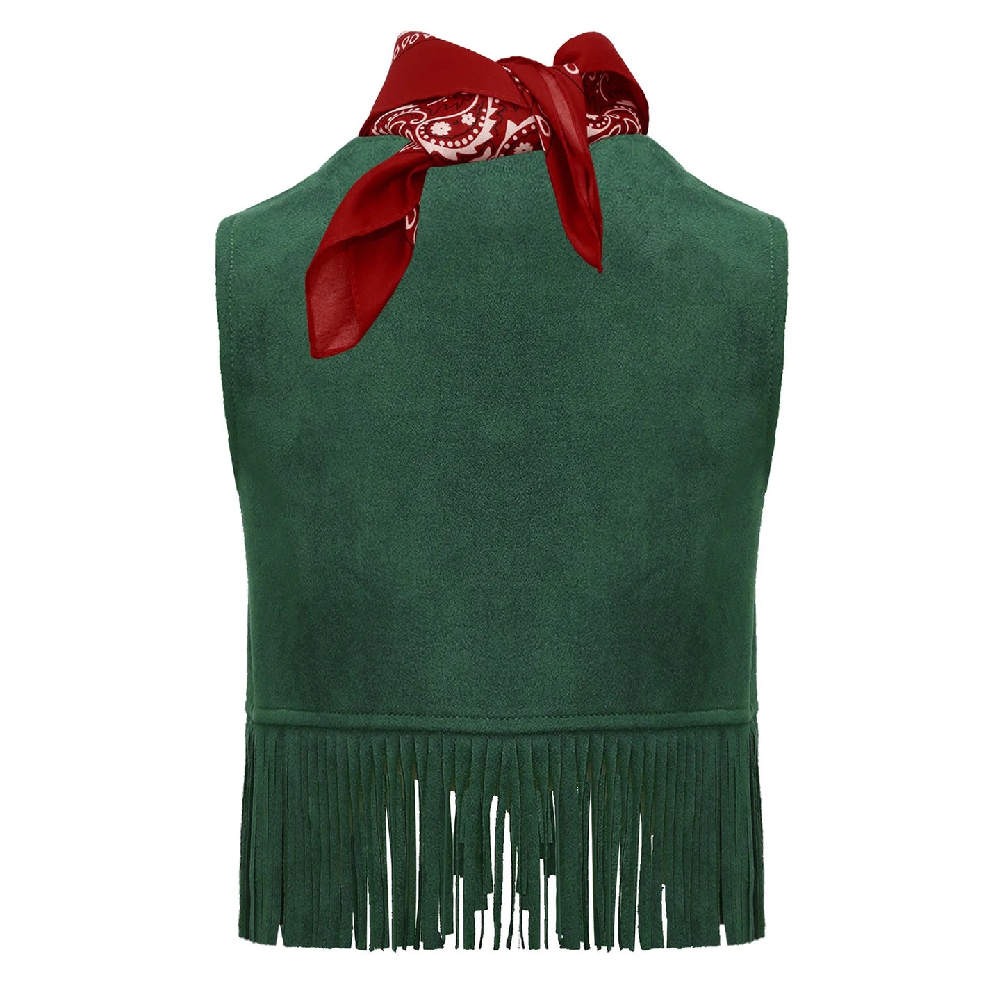 Baby Girls/Boys Western Cowboy Costume Suede Tassels Vest (Age Newborn-5 YRS)