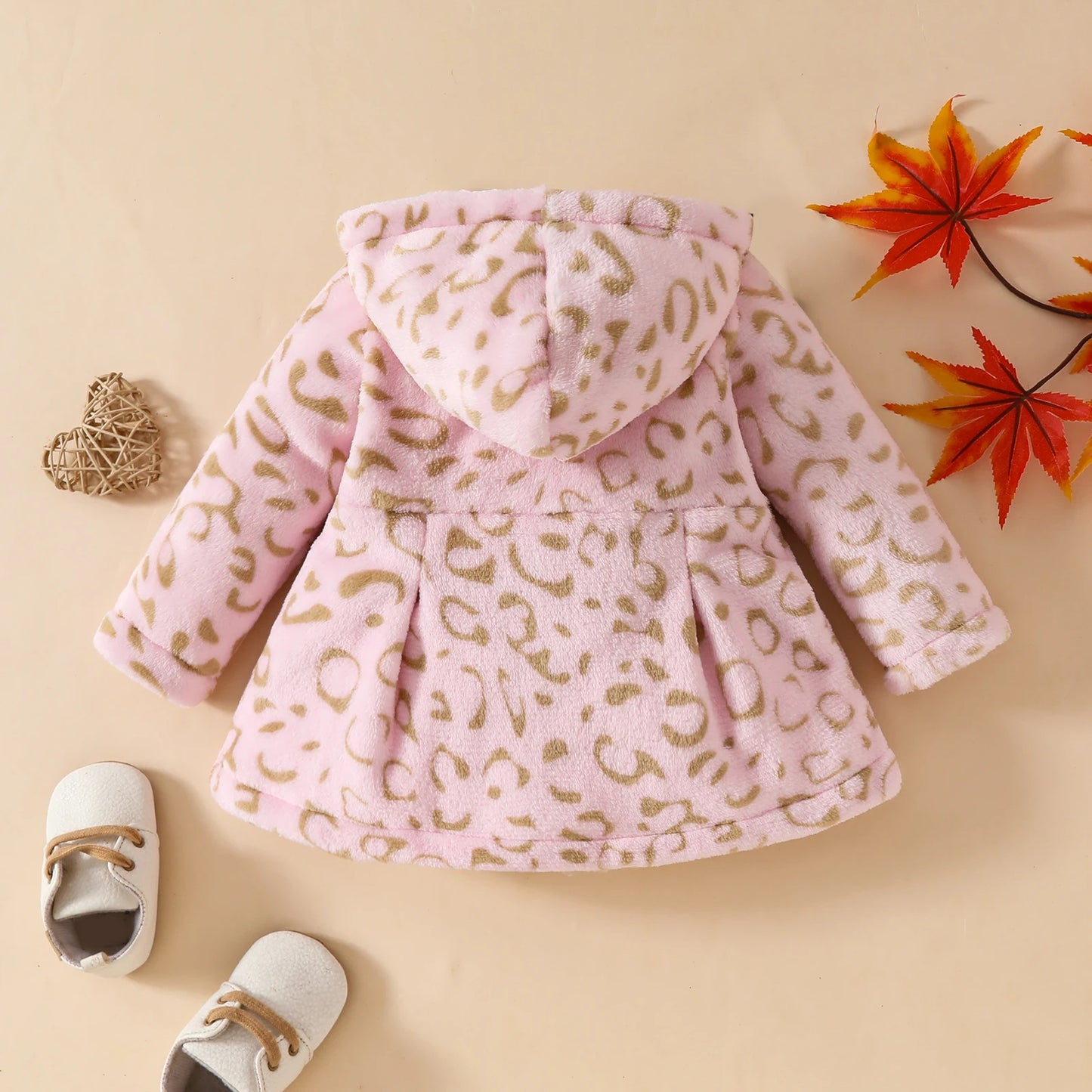 Baby Girl Pink Hooded Coat (3M-24M)