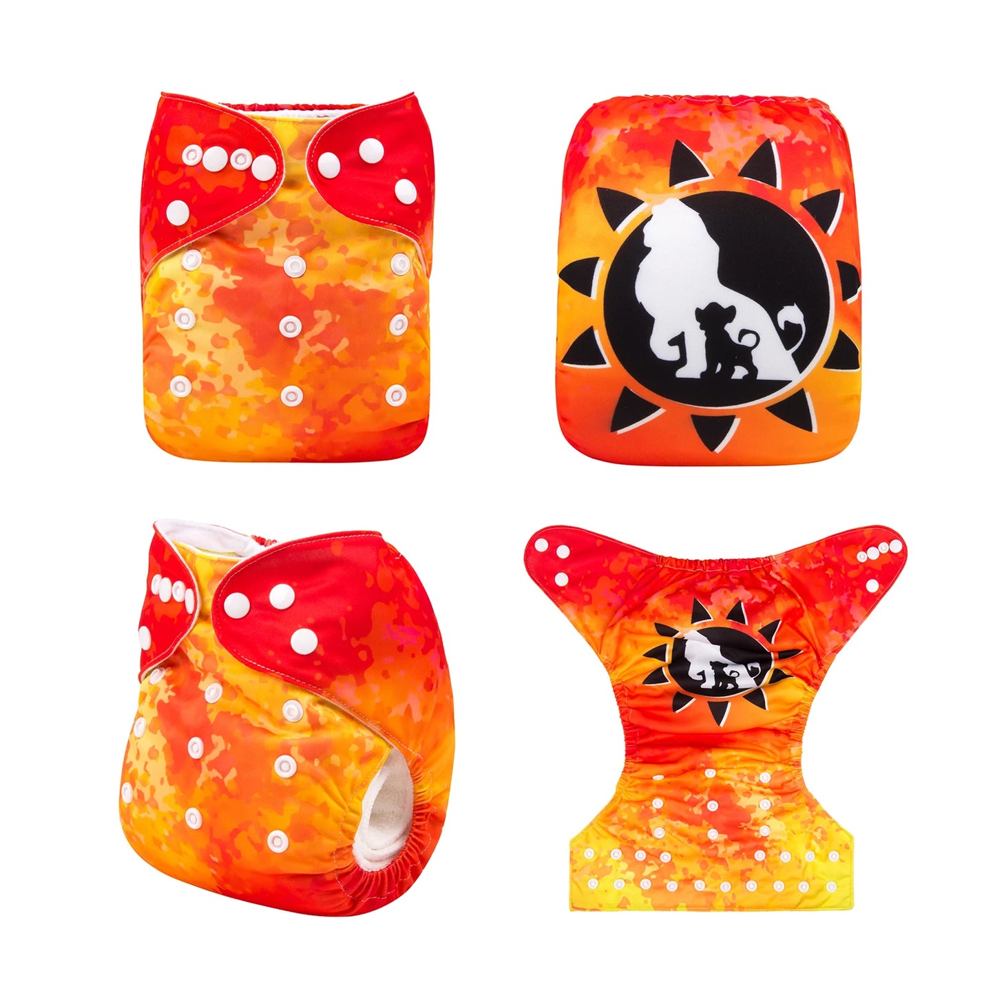 Washable Baby Nappy Eco-friendly With Microfiber Insert YD198