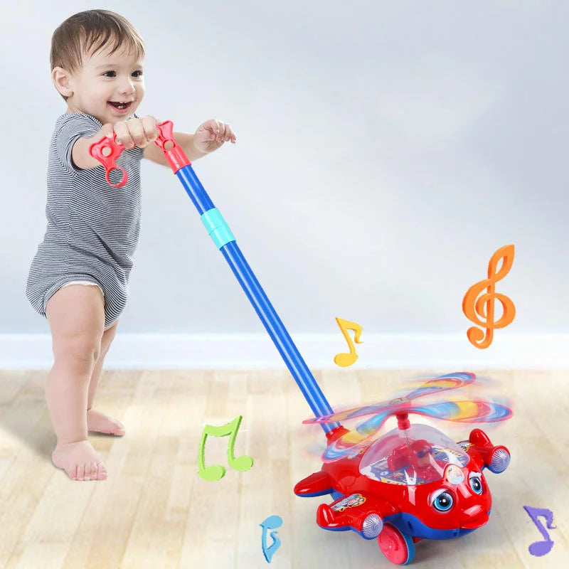 Baby Walker Push Pull Along Plane Car Toy