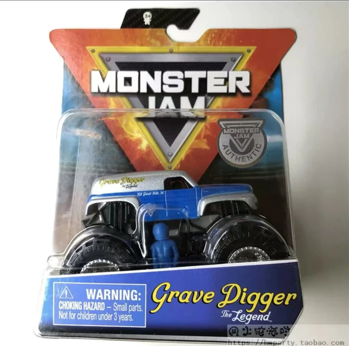 Monster Mutt Monster Jam Grave Digger 1:64 Scale Die Cast Alloy Truck Toys Monster Jam Grave Digger Monster Truck Boys Off-Road