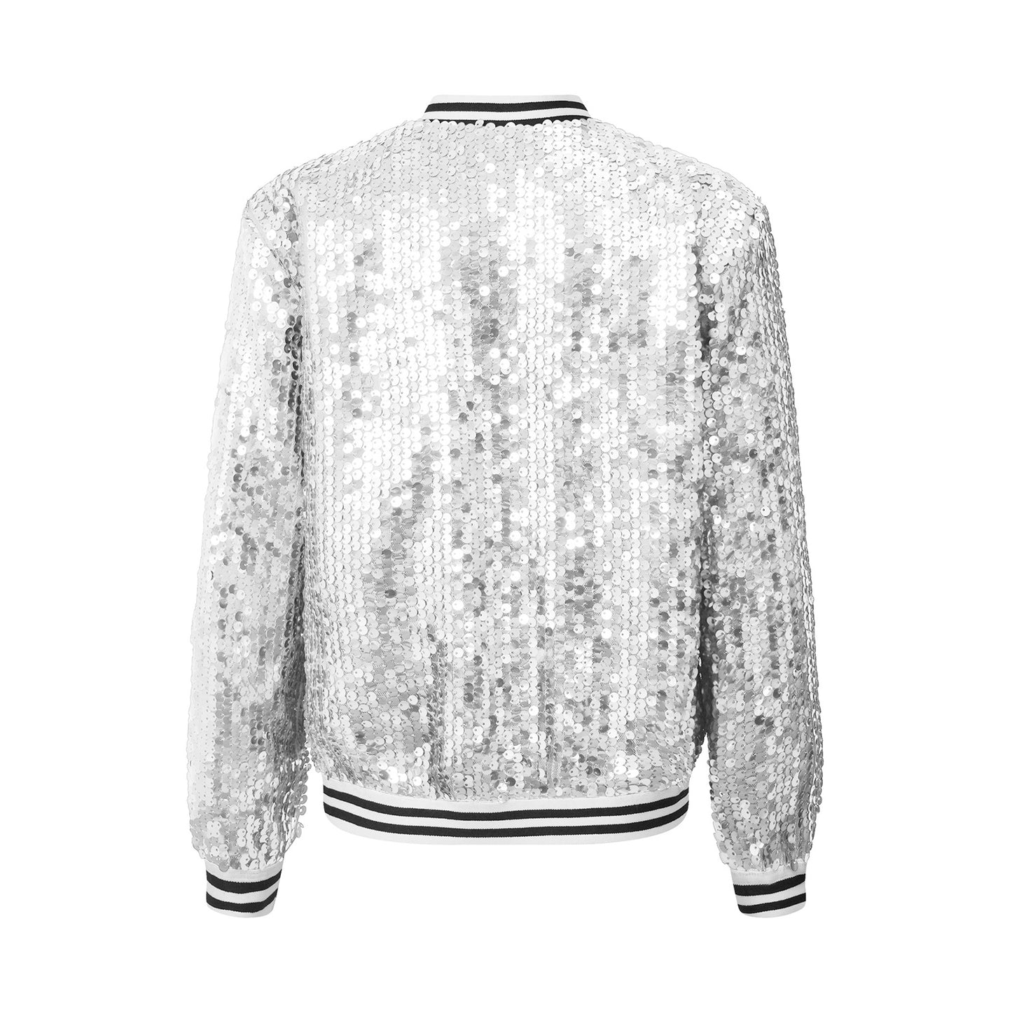 Girls Sequins Baseball Bomber Jackets (Age 6-16 YRS)