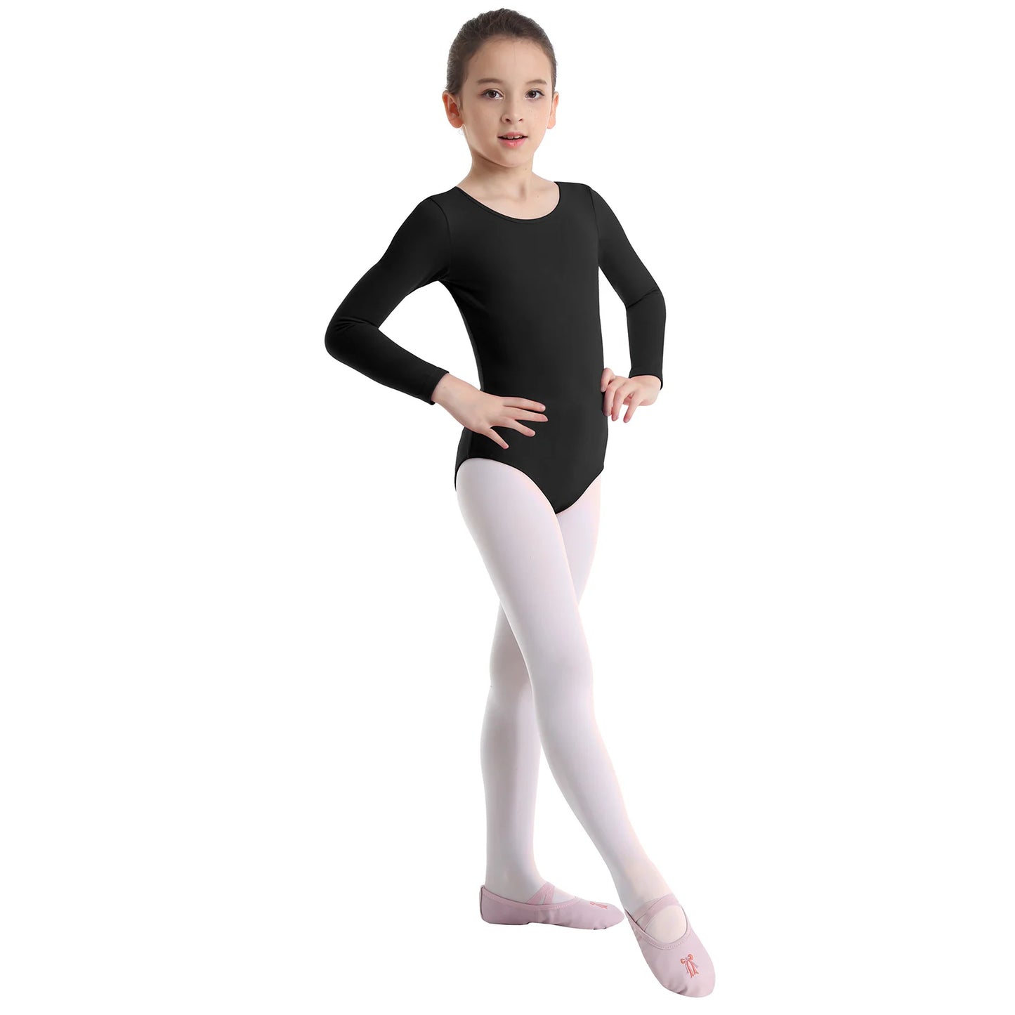 Girls Ballet Long Sleeve Leotard (Age 3-12 YRS)