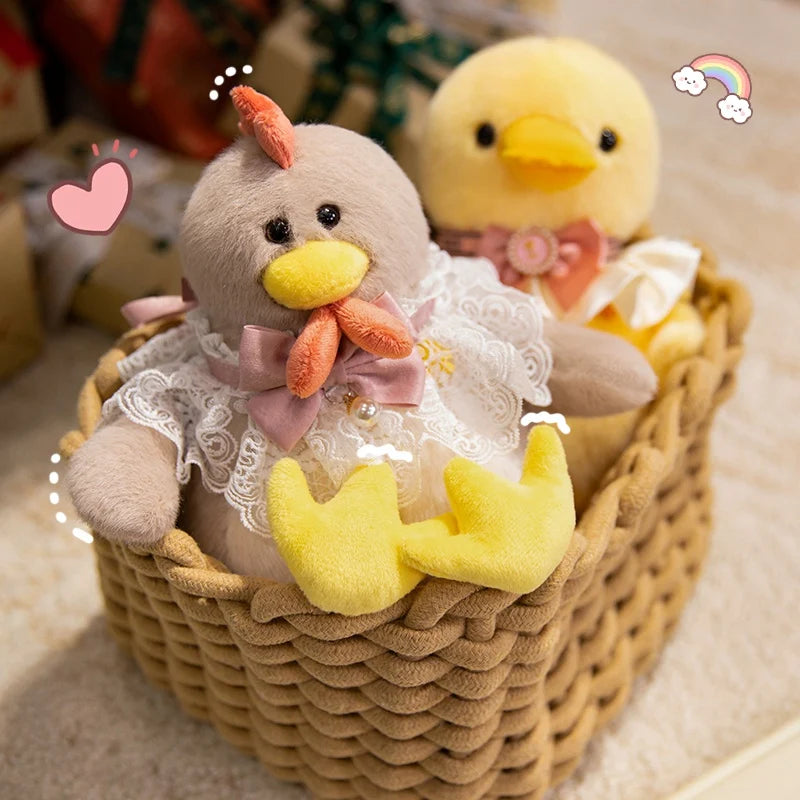 Plush Duck Rabbit Frog Chick Stuffed Toy - 25cm