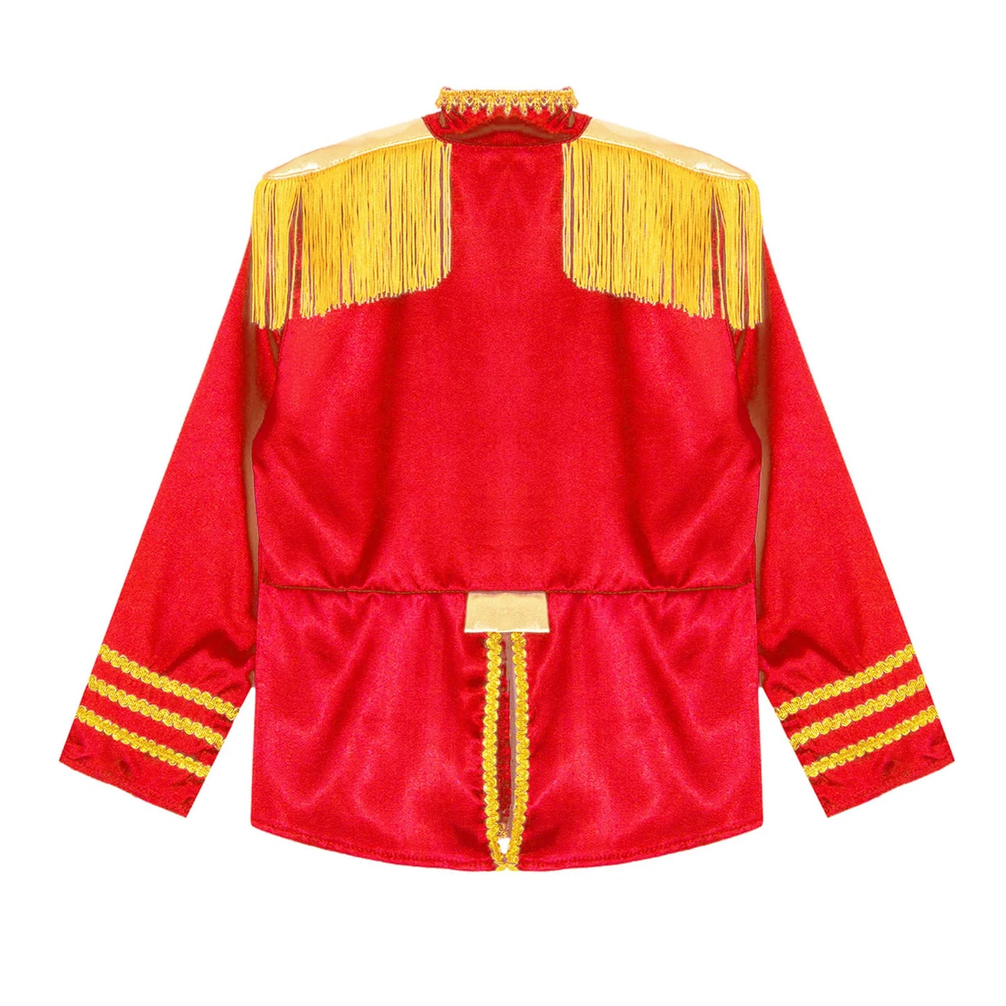 Girls 60s Retro Band Musician Costume Tassel Jacket (Age 6-16 YRS)